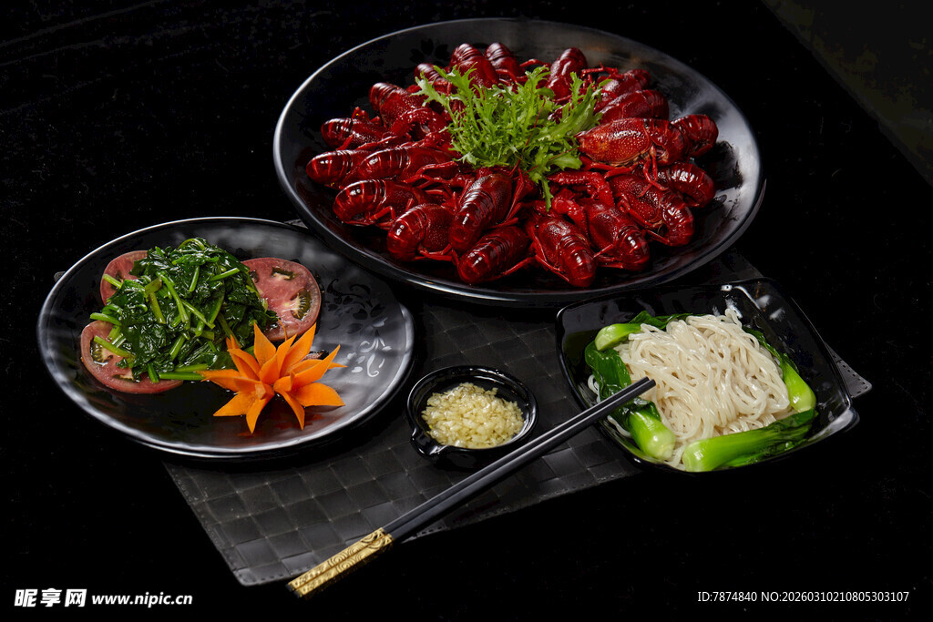 美味小龙虾套餐展示