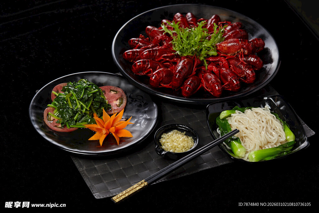 美味小龙虾套餐展示