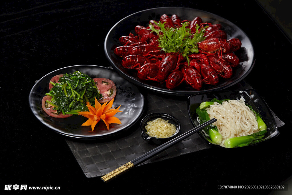 美味小龙虾套餐展示