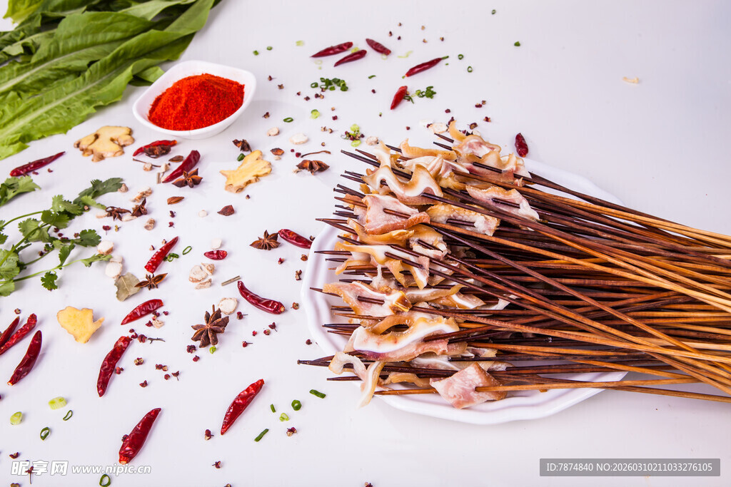 美味串串香食材展示