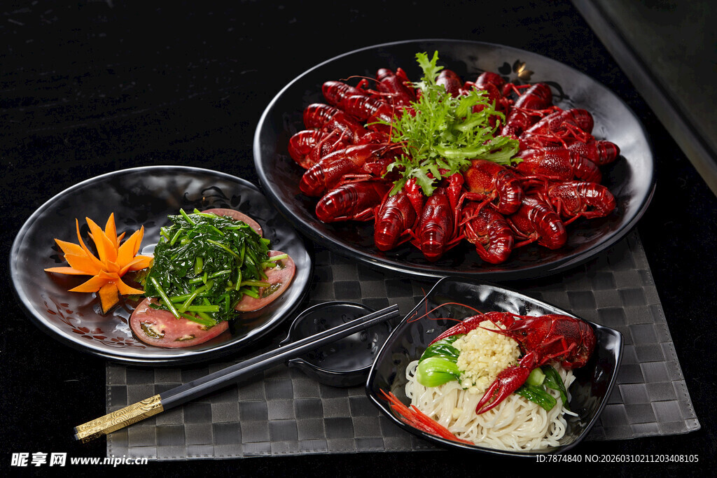 美味小龙虾套餐展示