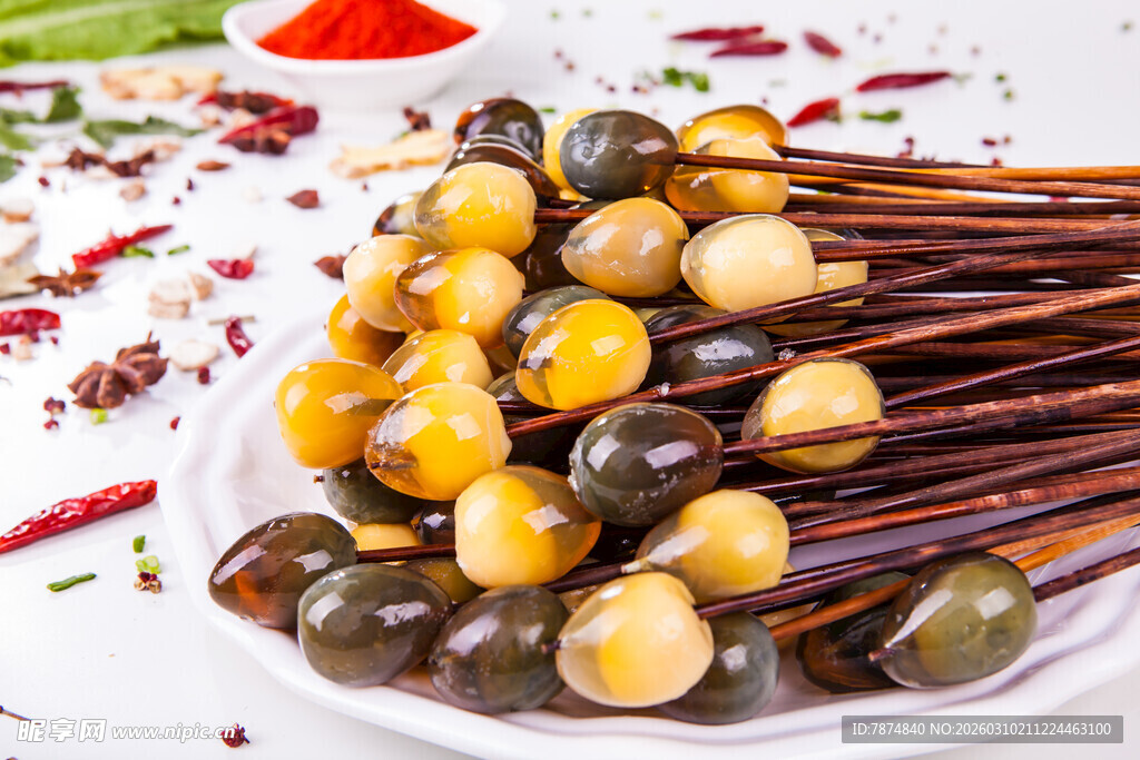 美味鹌鹑蛋串串香