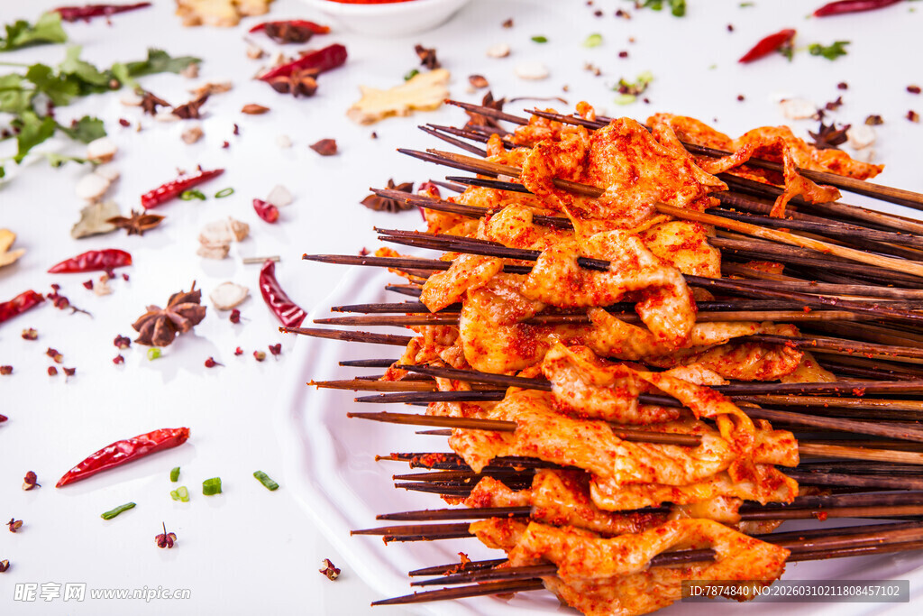 美味鸡肉串 鲜香诱人