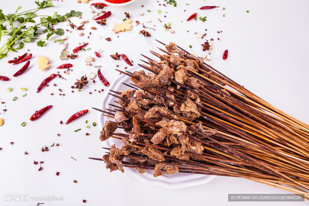 美味牛肉串串 食材丰富
