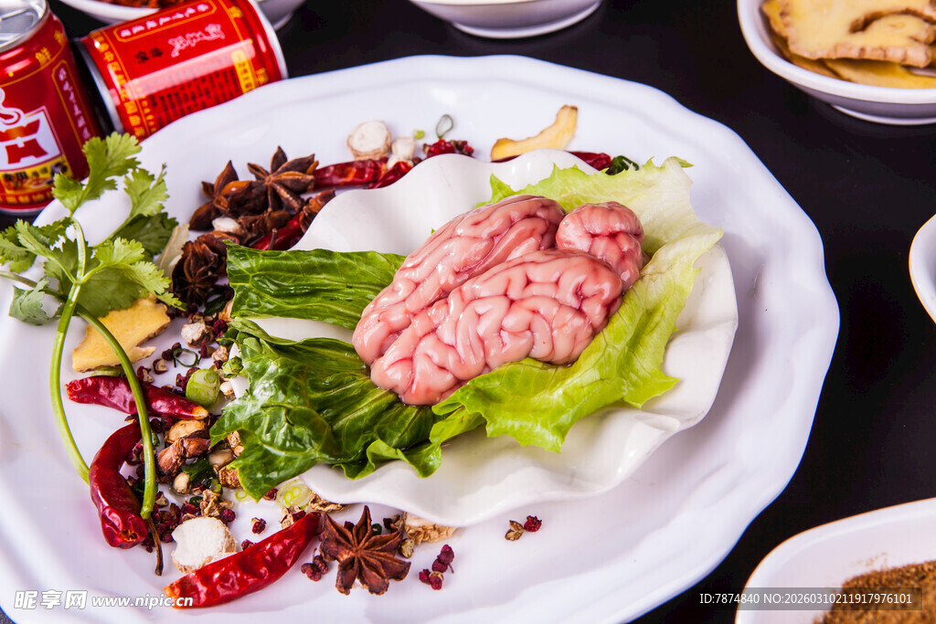 新鲜牛肉火锅食材拼盘