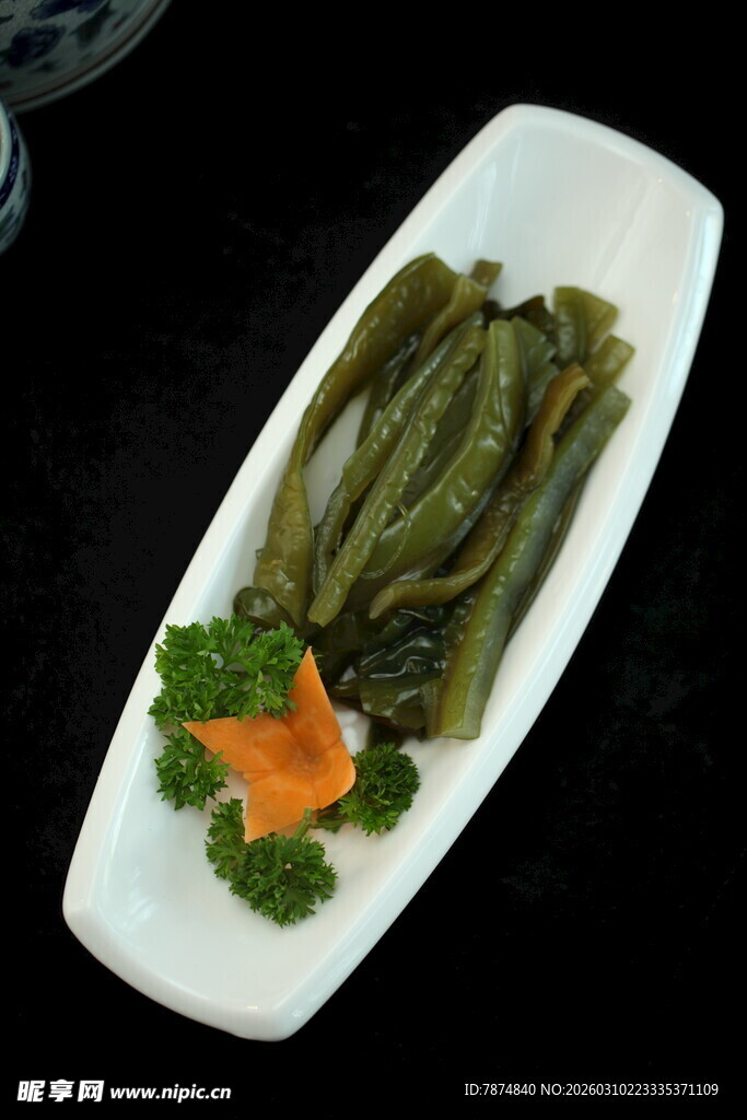 清爽腌制长豆角小菜