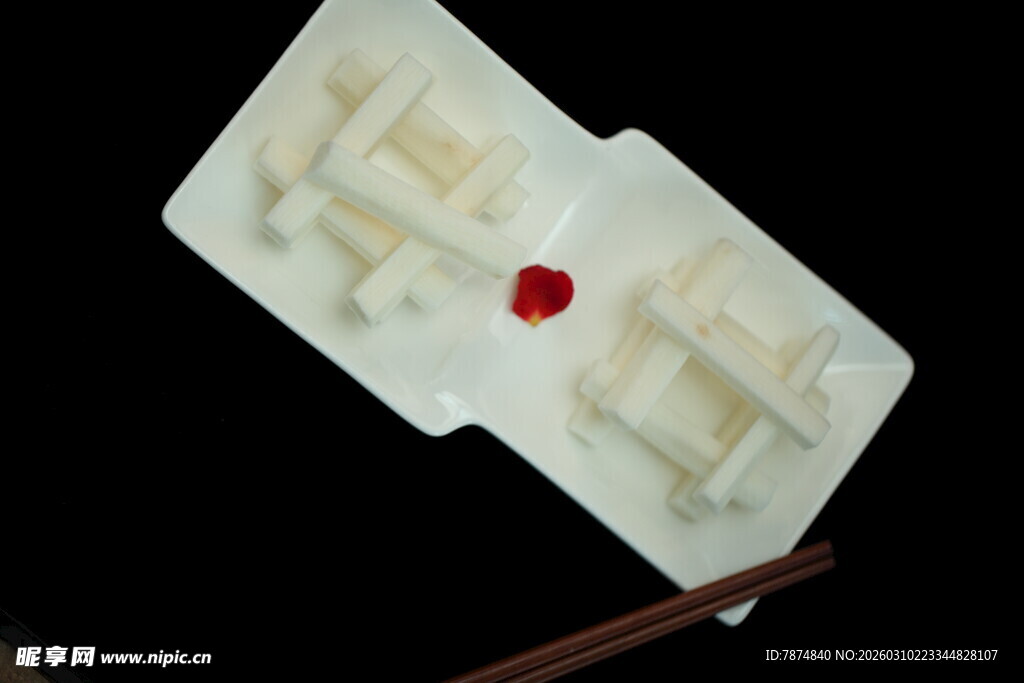 中式糕点配筷 一点红韵