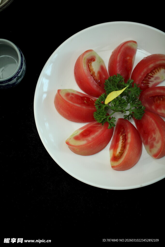 番茄摆盘装饰