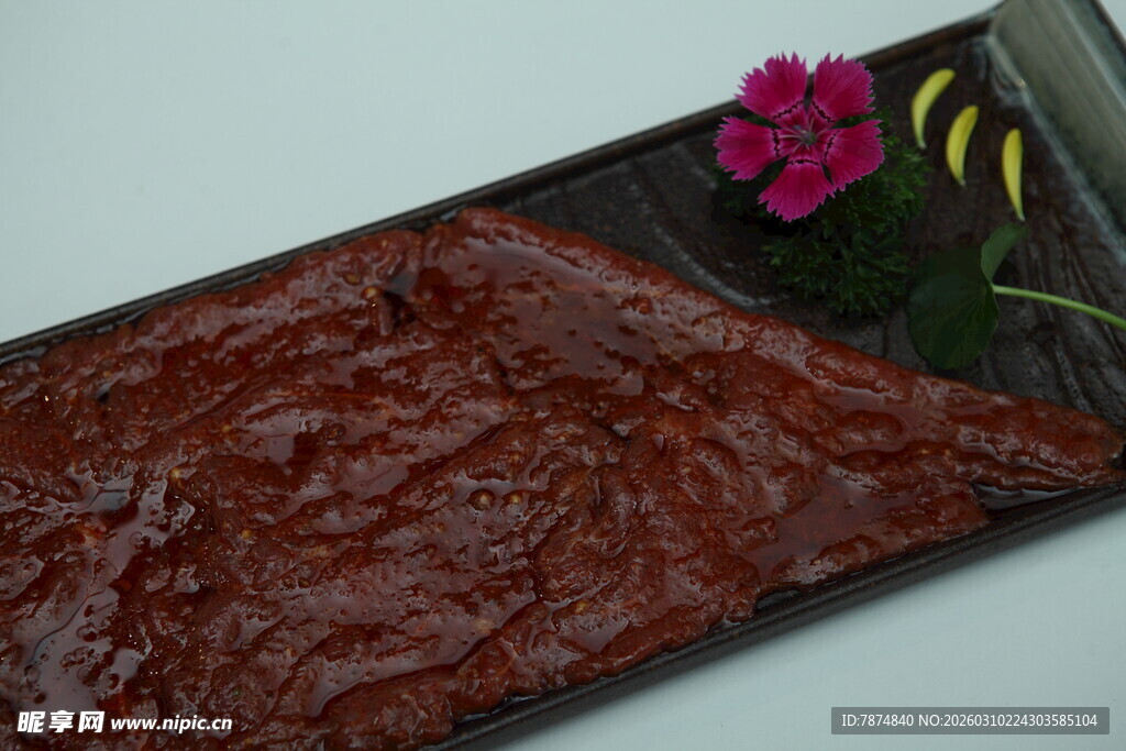 美味牛肉片 色泽诱人