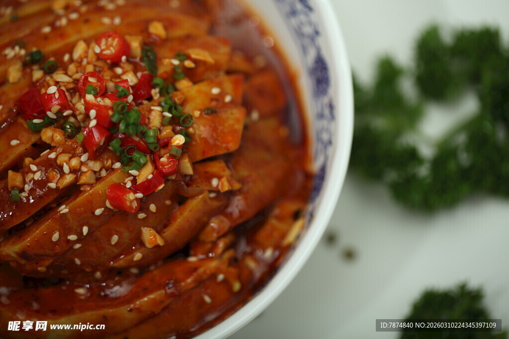 香辣凉拌豆皮