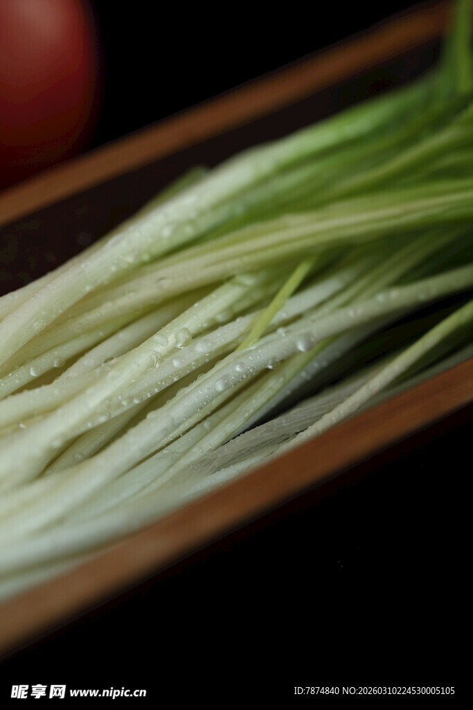 新鲜葱丝 厨房美味食材