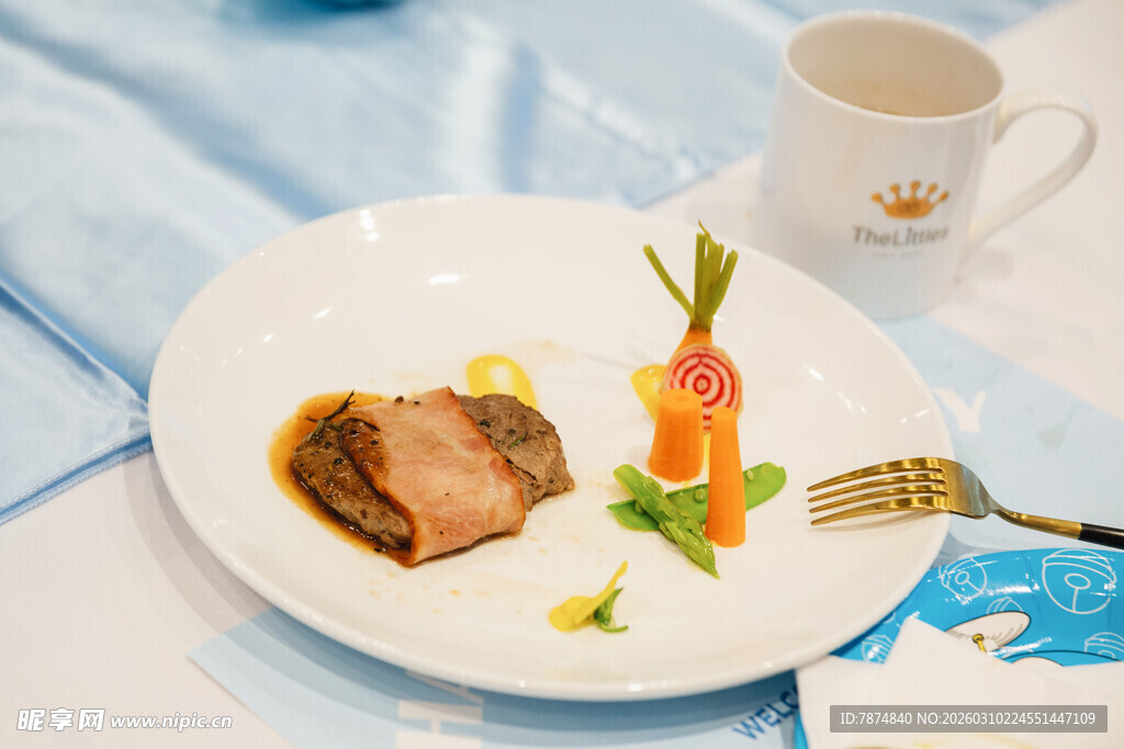 精致摆盘的美味西餐