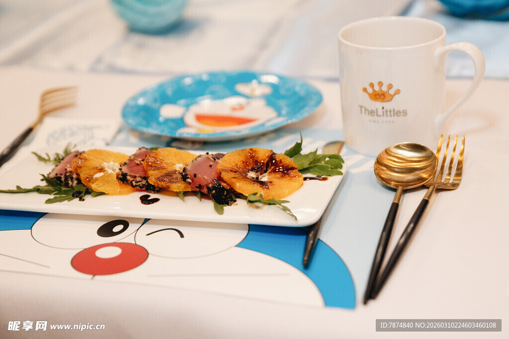 可爱风餐食餐具布置