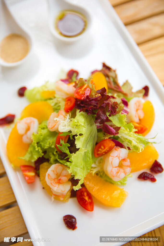 美味缤纷水果沙拉拼盘