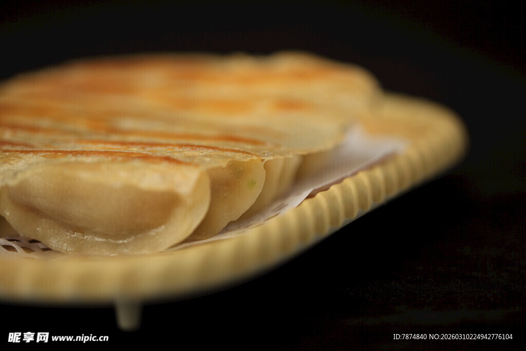 美味煎饺特写