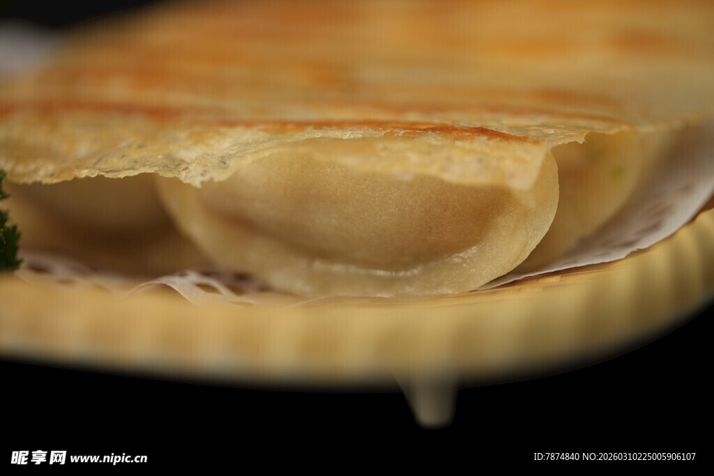 美味夹心馅饼特写
