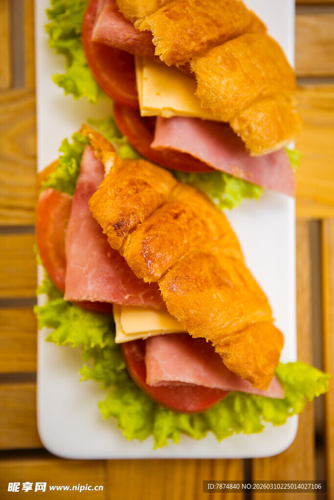 美味夹心三明治