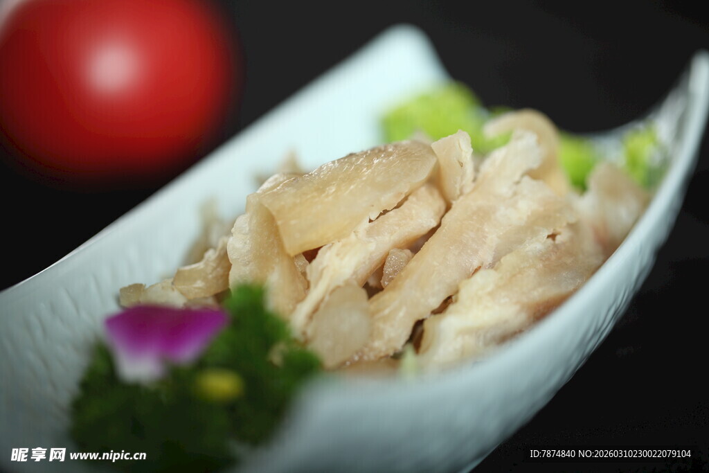 美味凉拌鸡胸肉