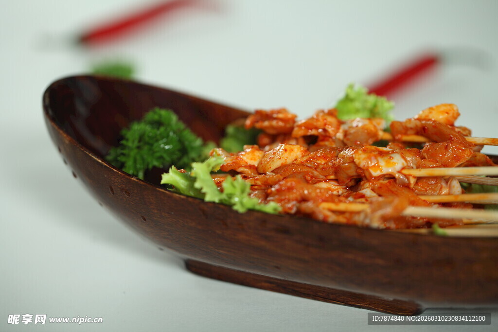 美味串串香 精致摆盘呈现