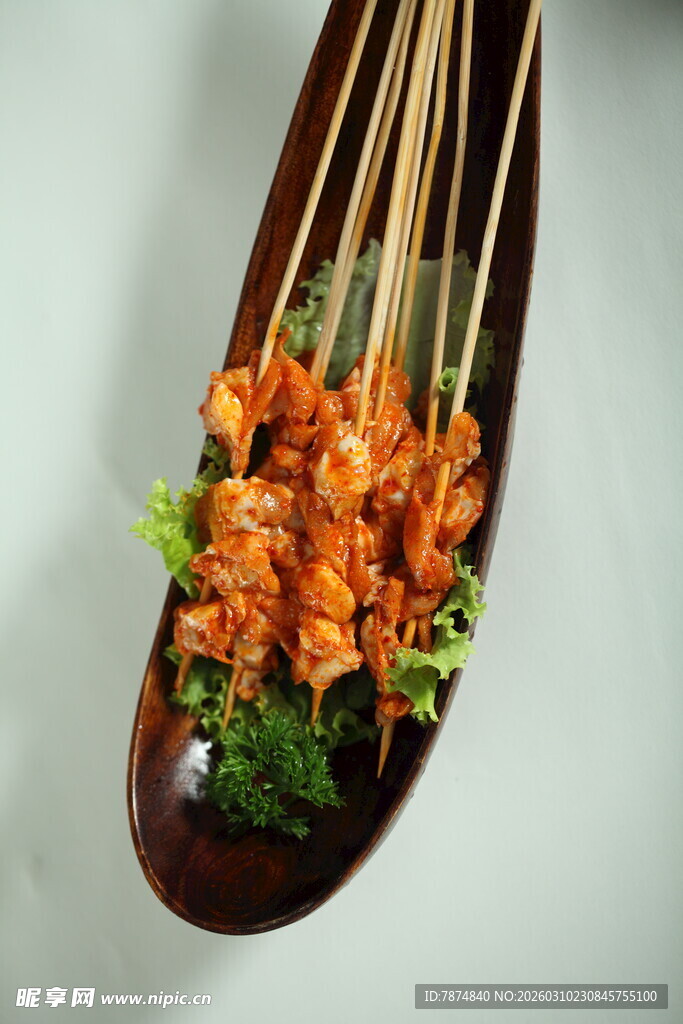 美味鸡肉串 鲜嫩诱人