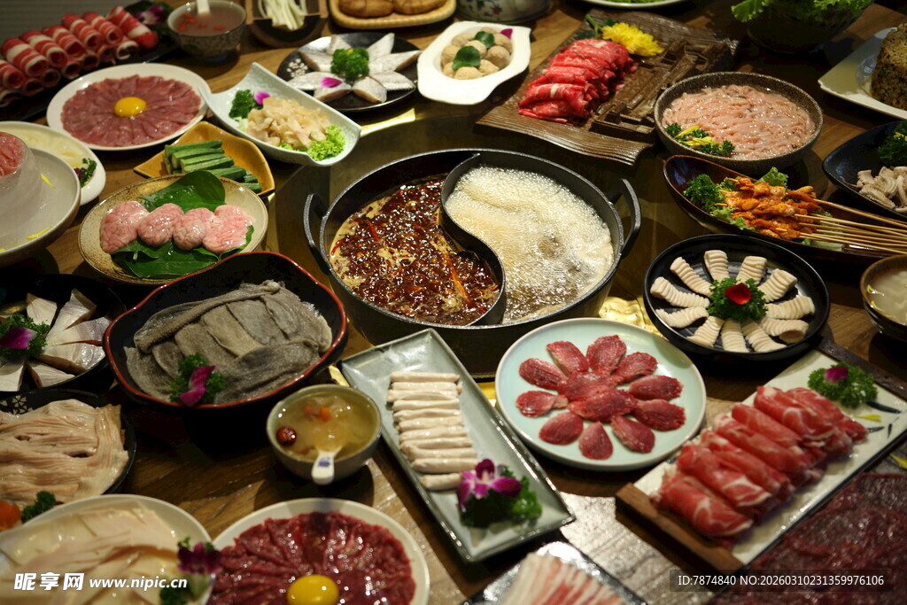 丰盛火锅食材大集合