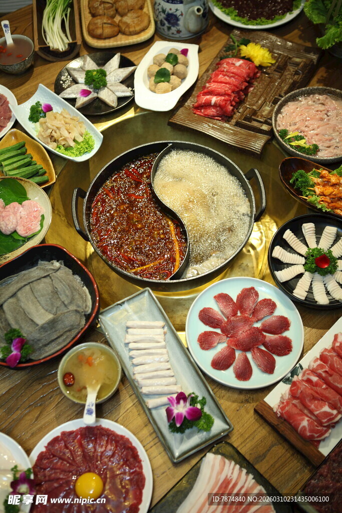 丰盛火锅食材大集合