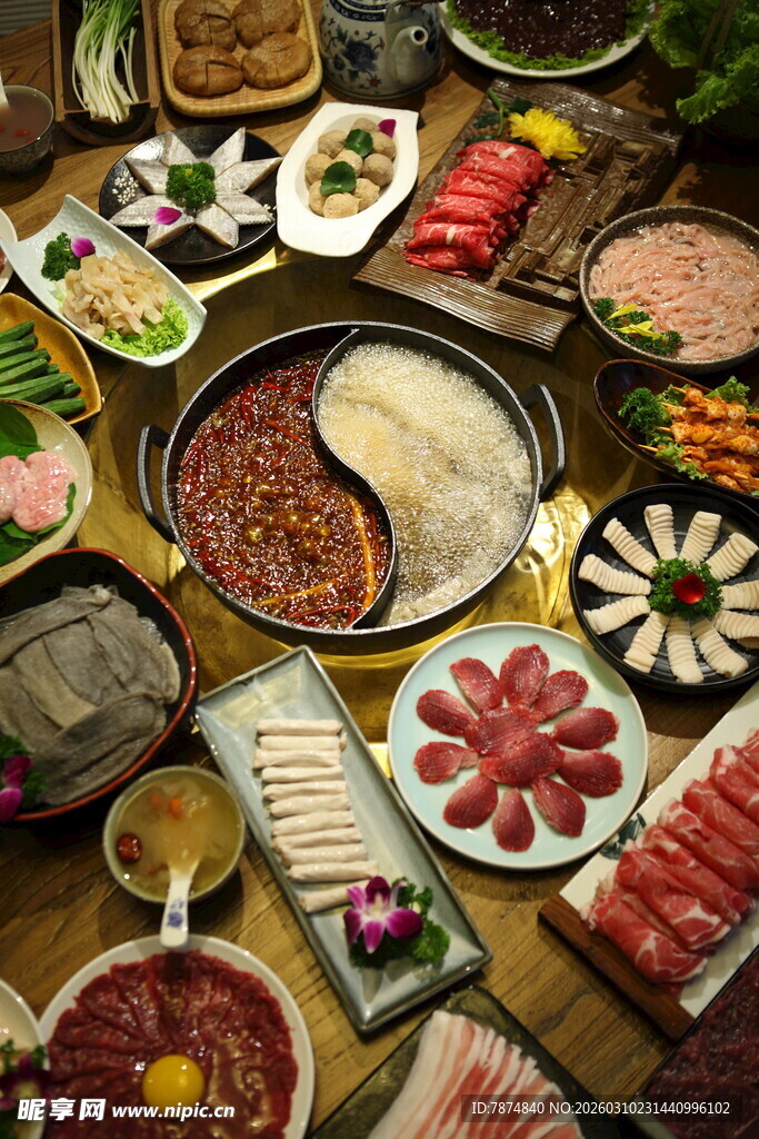 丰盛火锅食材大集合