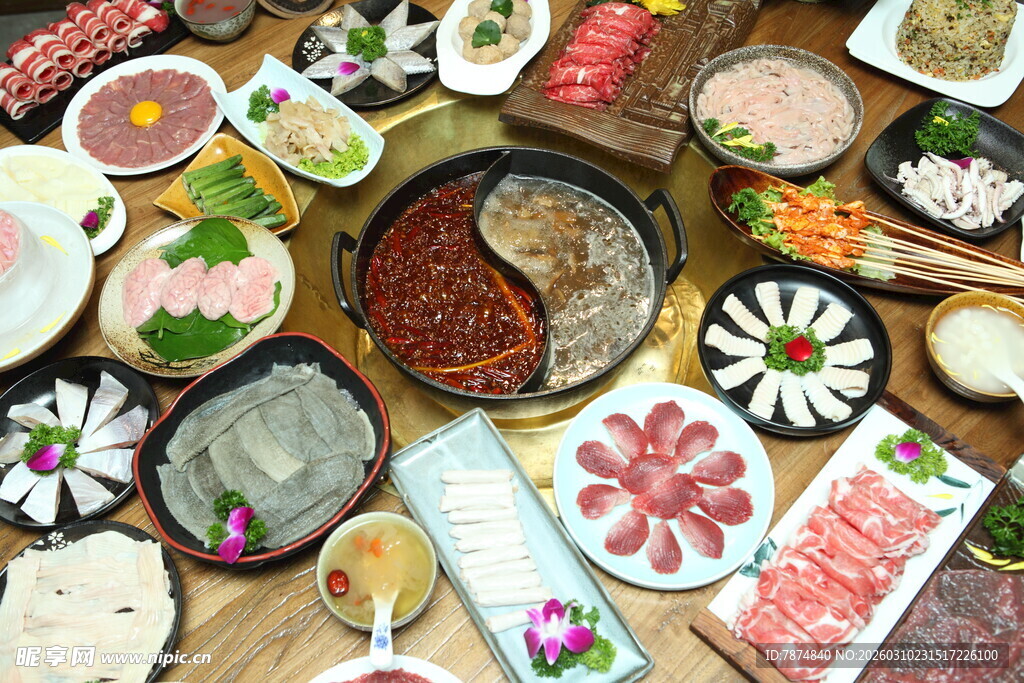 丰盛火锅食材大集合