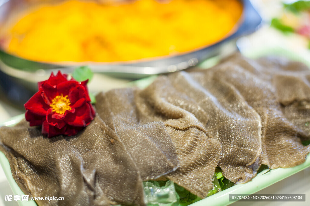 鲜切毛肚 绽放舌尖美味