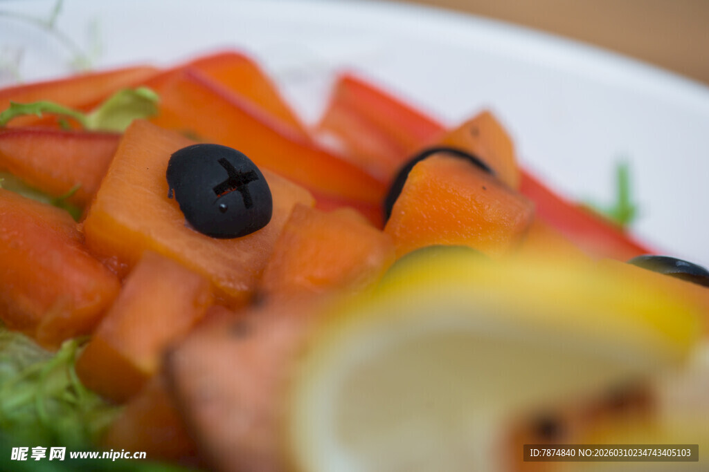 美味多彩蔬菜拼盘