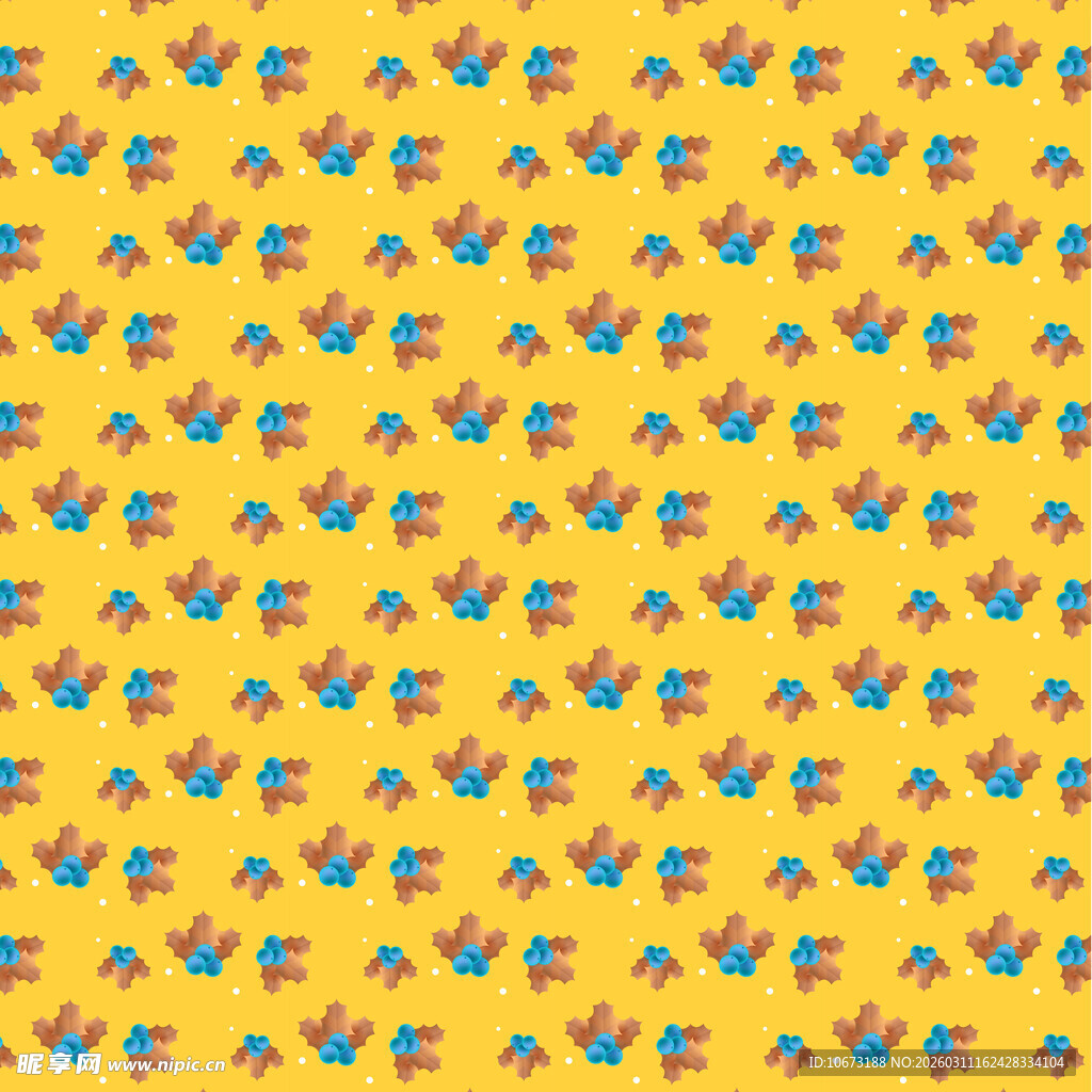 植物果实图案无缝背景