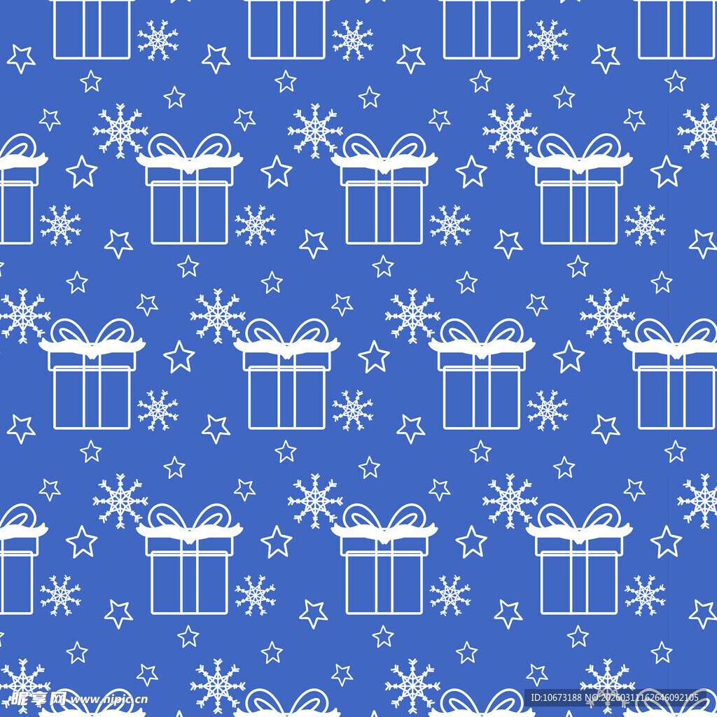 圣诞礼物图案背景