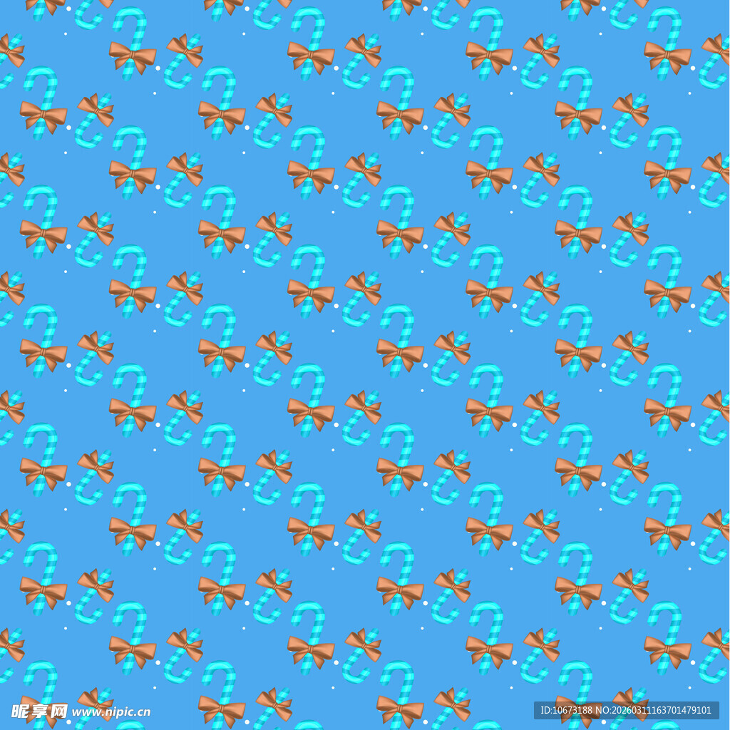 蓝色拐杖糖图案背景