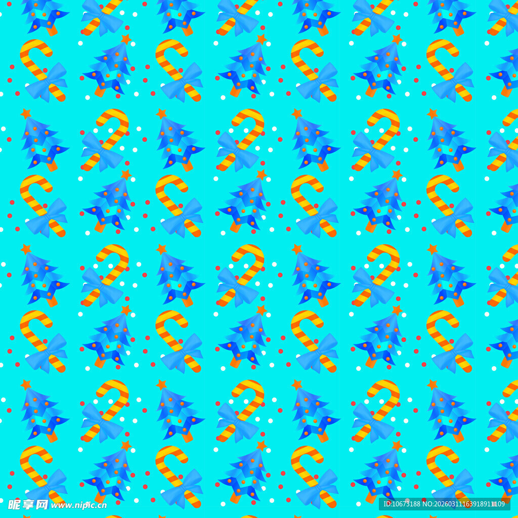 拐杖糖圣诞树图案背景