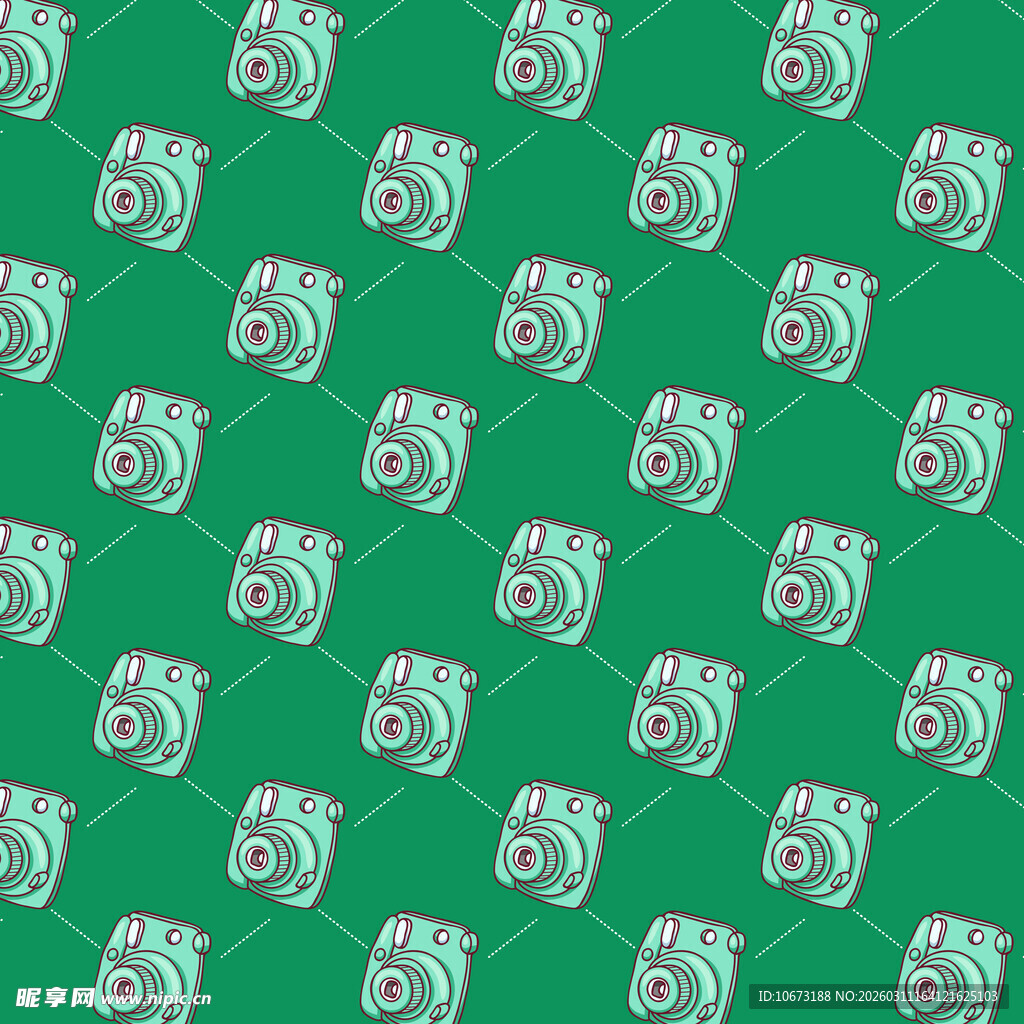 拍立得相机图案背景