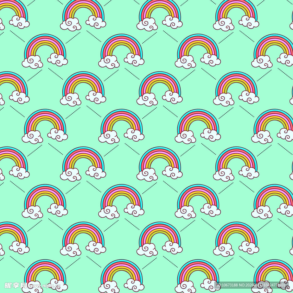 彩虹图案背景