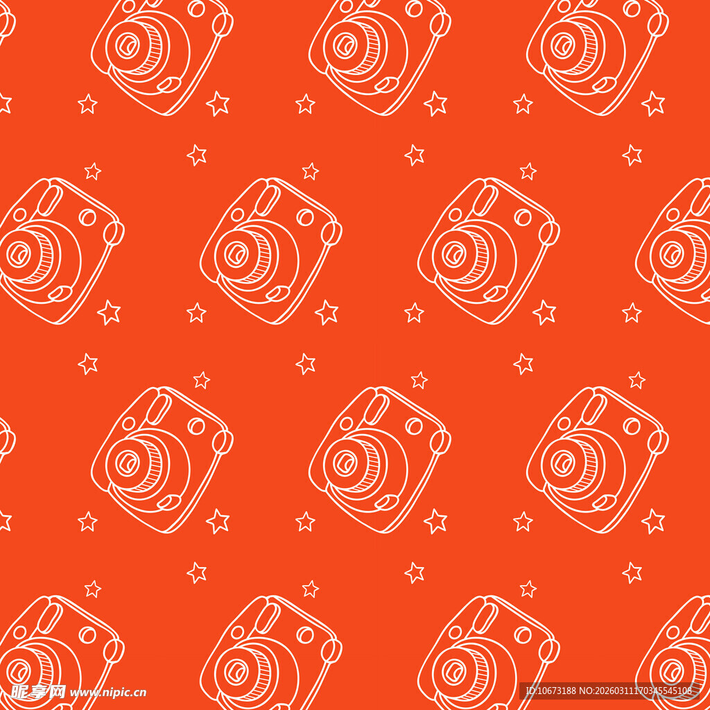 拍立得图案无缝背景