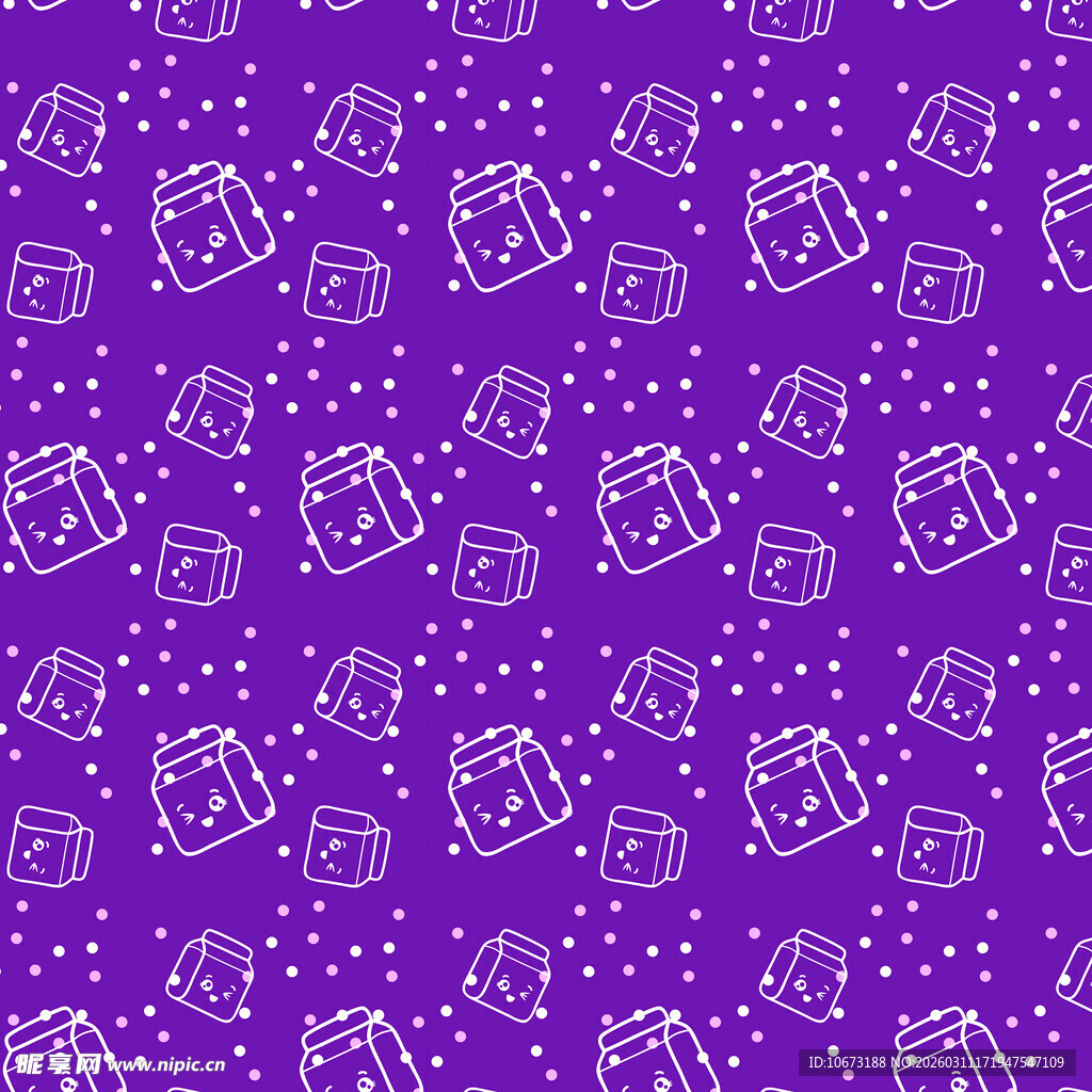 包装盒图案无缝背景