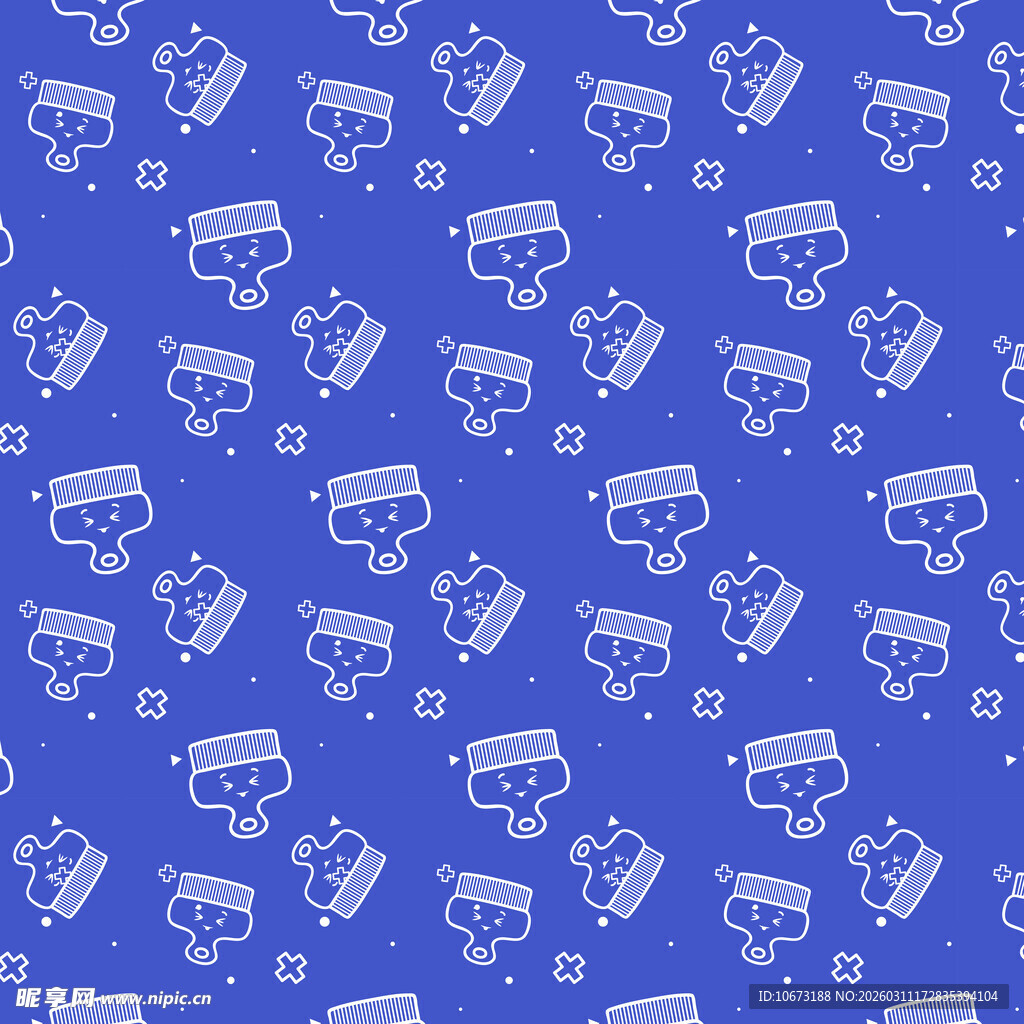 刷子图案无缝背景