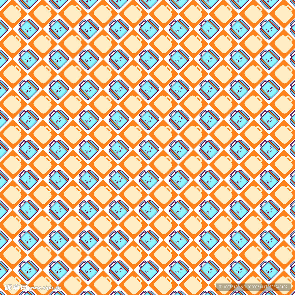 行李箱图案背景