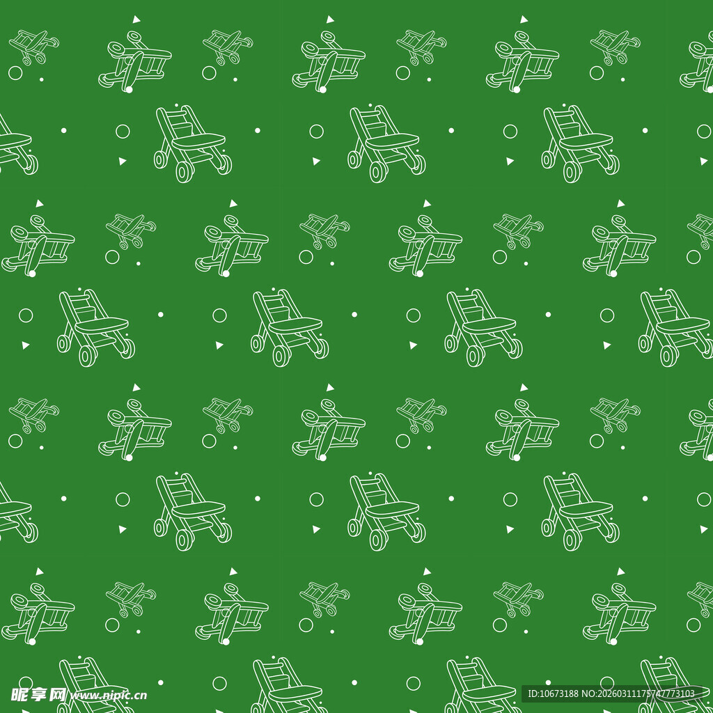 婴儿用品图案背景