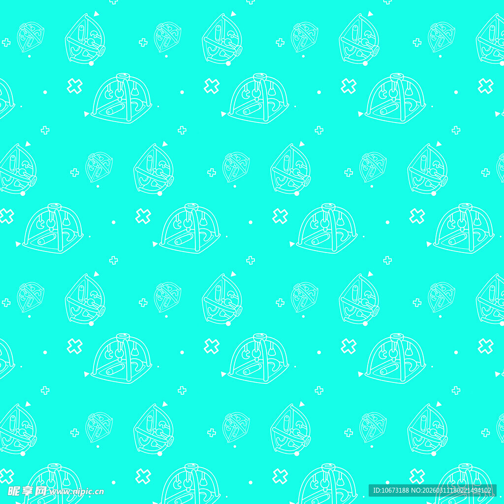 婴儿用品图案背景