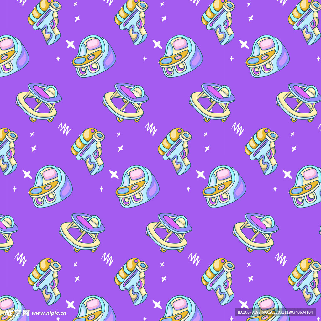 婴儿用品图案背景