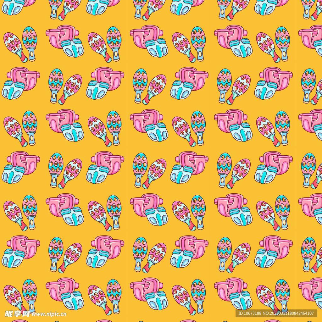 婴儿用品图案背景