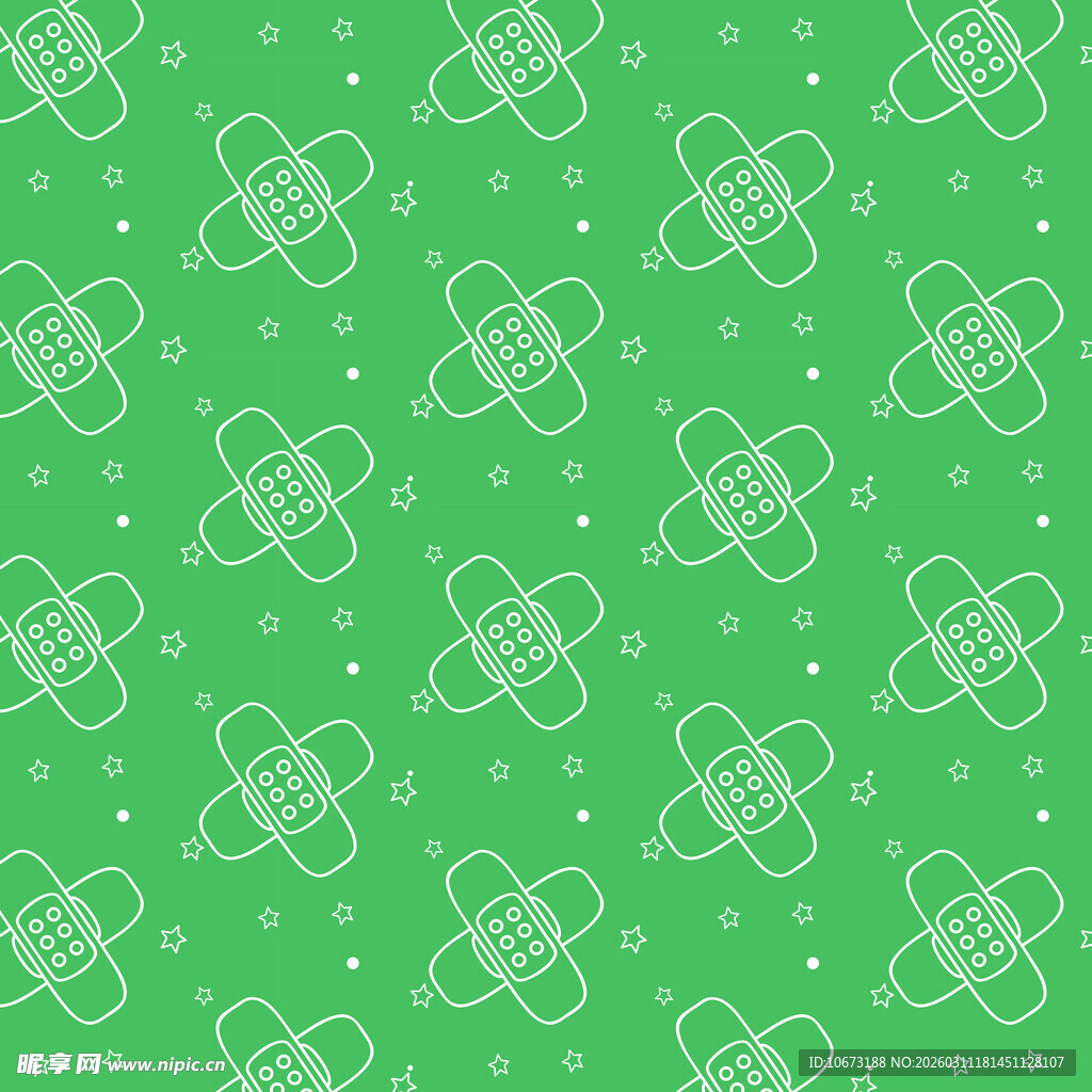 创口贴线稿图案背景