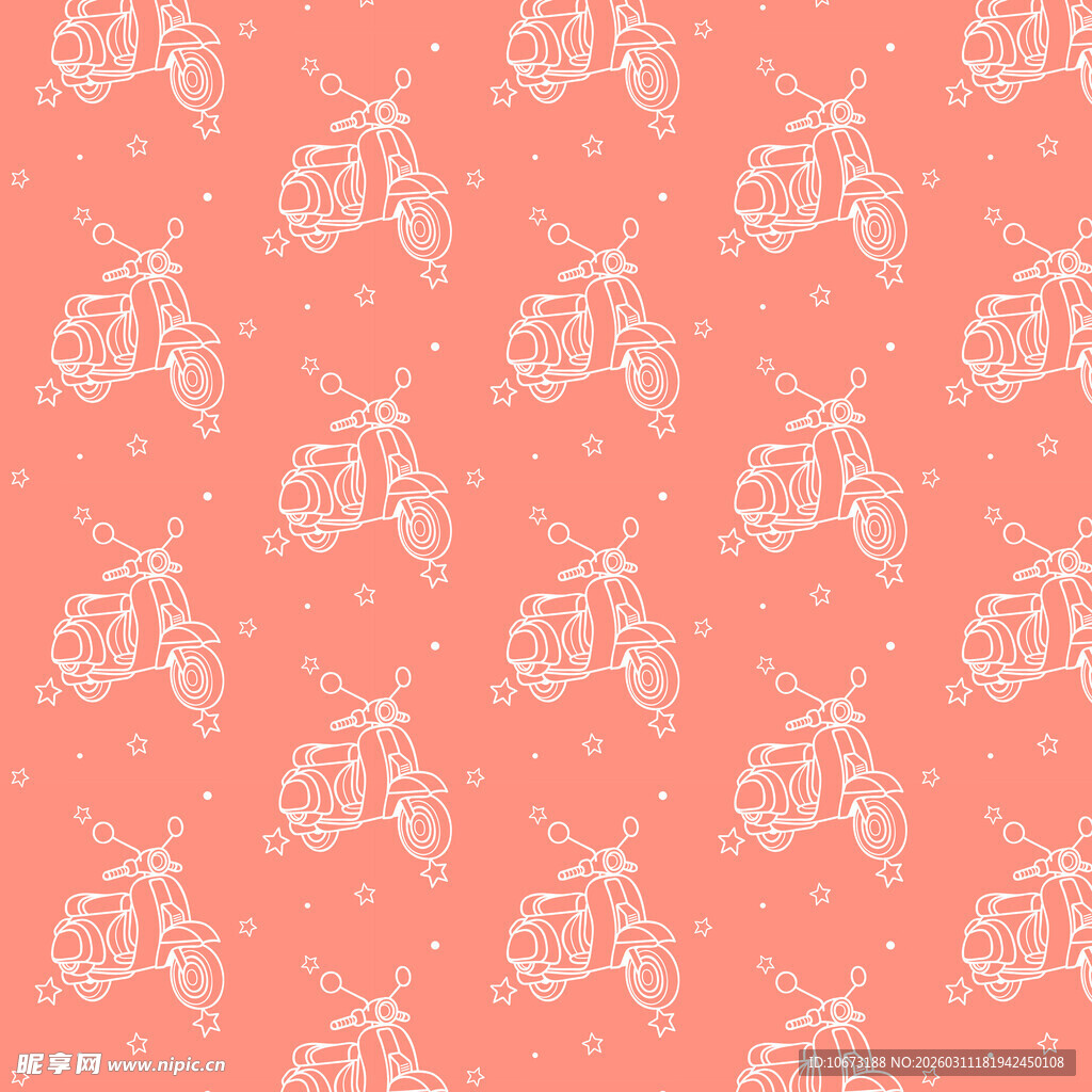 电动车轮廓图案背景