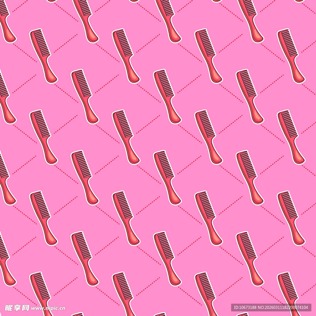 梳子图案背景
