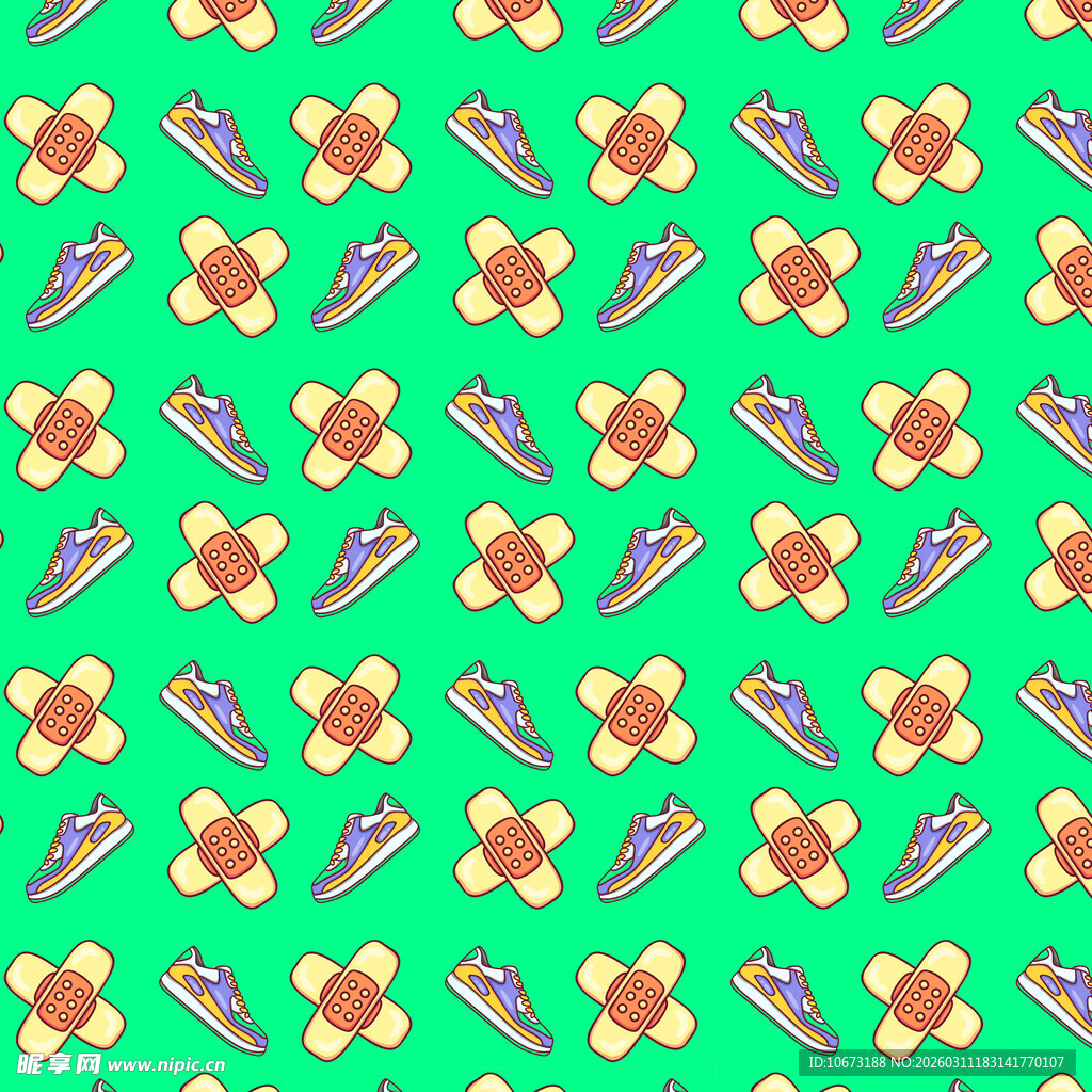 可爱元素图案背景