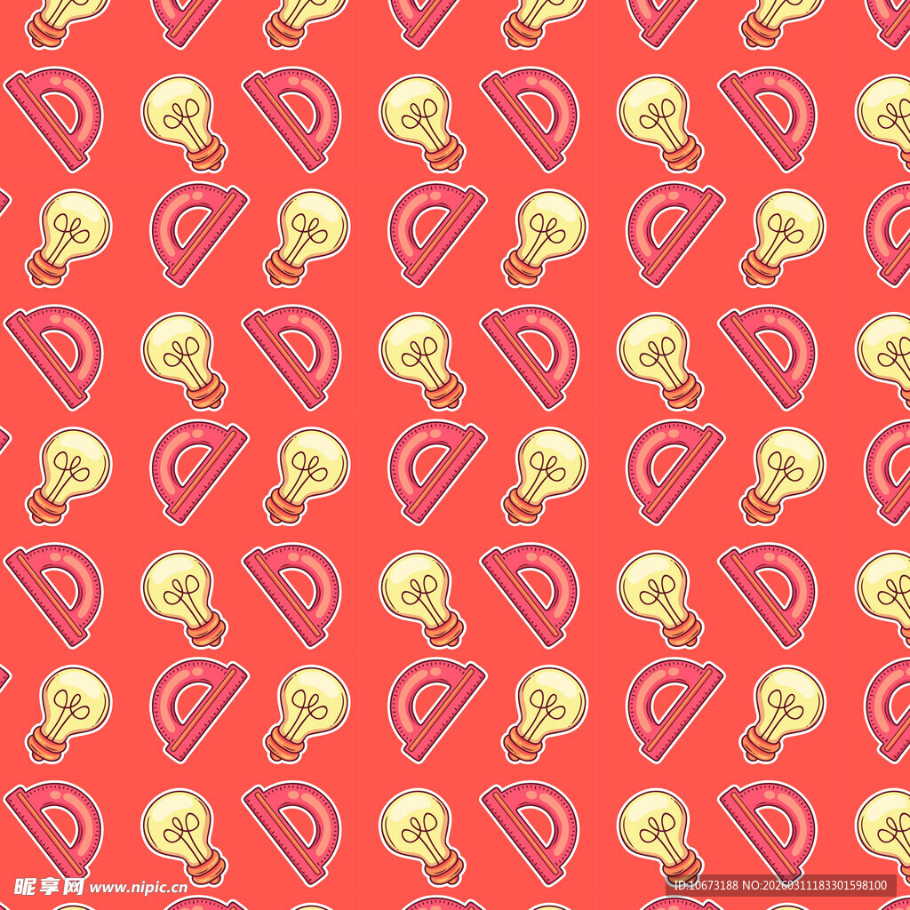 可爱元素图案背景