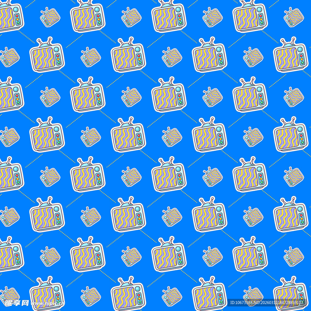 电视图案背景